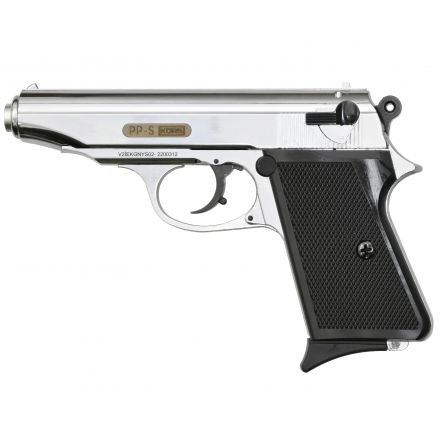 Сигнальный пистолет PP-S KURS (Walther PP) кал. 5,5 мм под 10ТК, хром
