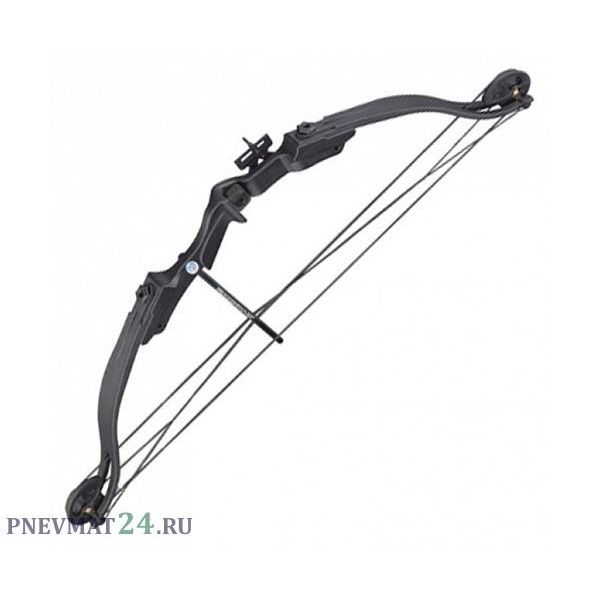 Детский блочный лук Man Kung MK-CB009, 11 кг, 84 см (черный)